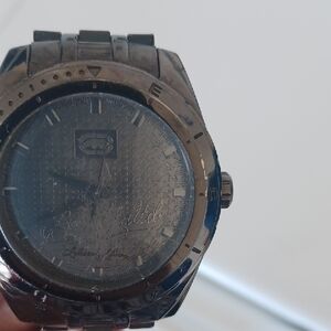 Echo Men's Black and Silver Watch